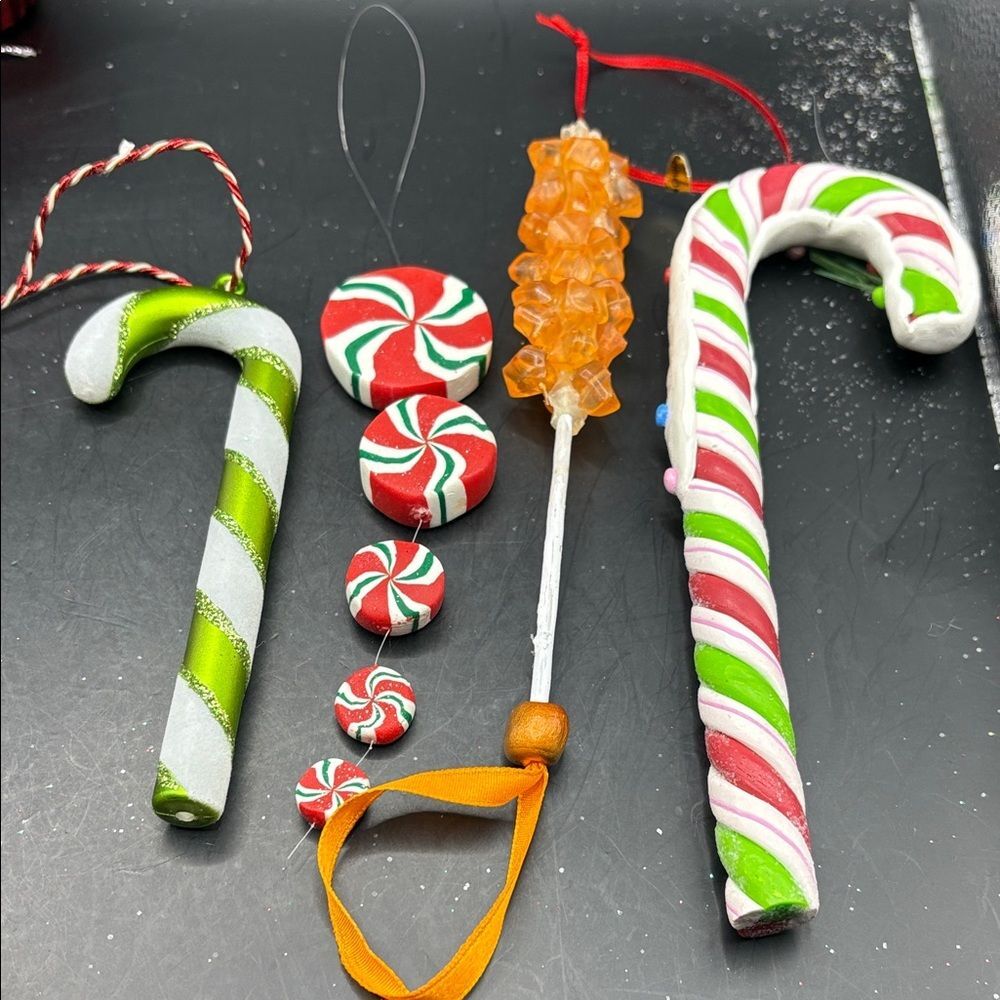 Festive Candy Ornaments Set